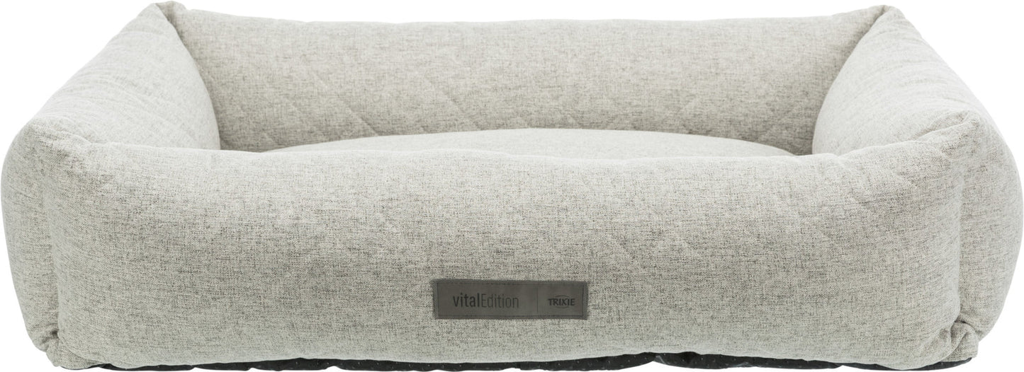 Trixie Noah vital bed, square, 100 x 70 cm, light grey