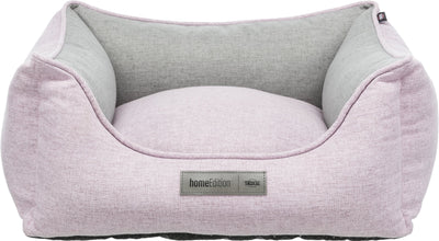 Trixie Lona bed, square, 60 x 50 cm, rose/grey