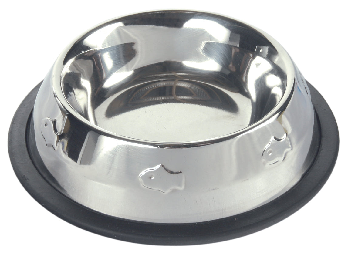 Trixie Stainless steel bowl, 0.2 l/diam. 15 cm