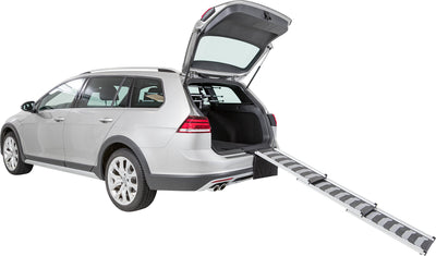 Trixie Ramp, 3-fold telescopic, 40 x 78ƒ??175 cm, 6.8 kg, black/grey