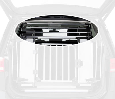 Trixie Upper grid for universal rear car grid #13201, 92 x 27 x 4 cm, silver/black
