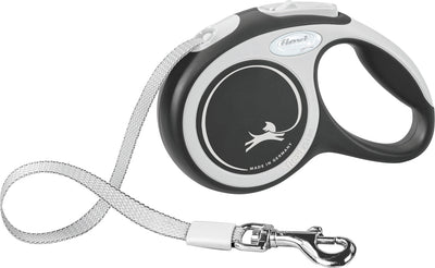 Trixie flexi New COMFORT, tape leash, M: 5 m, black