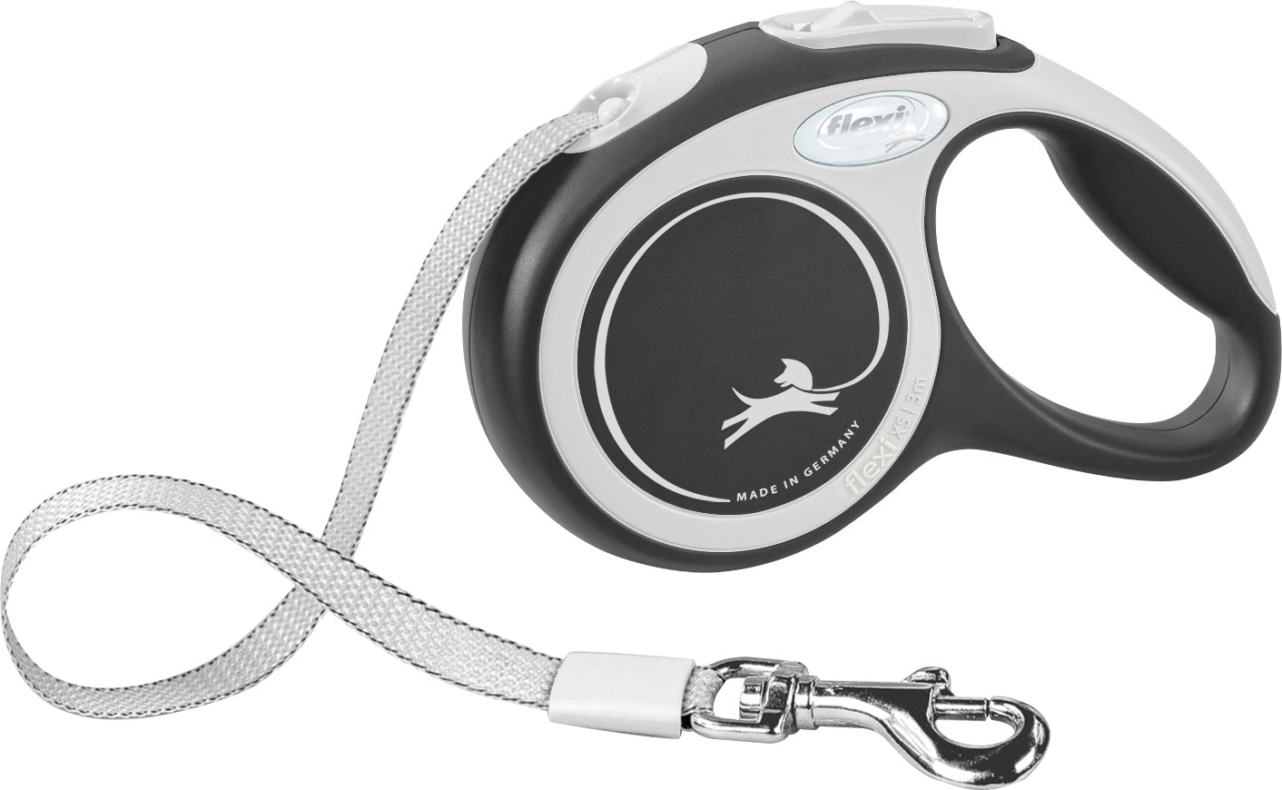 Trixie flexi New COMFORT, tape leash, XS: 3 m, black