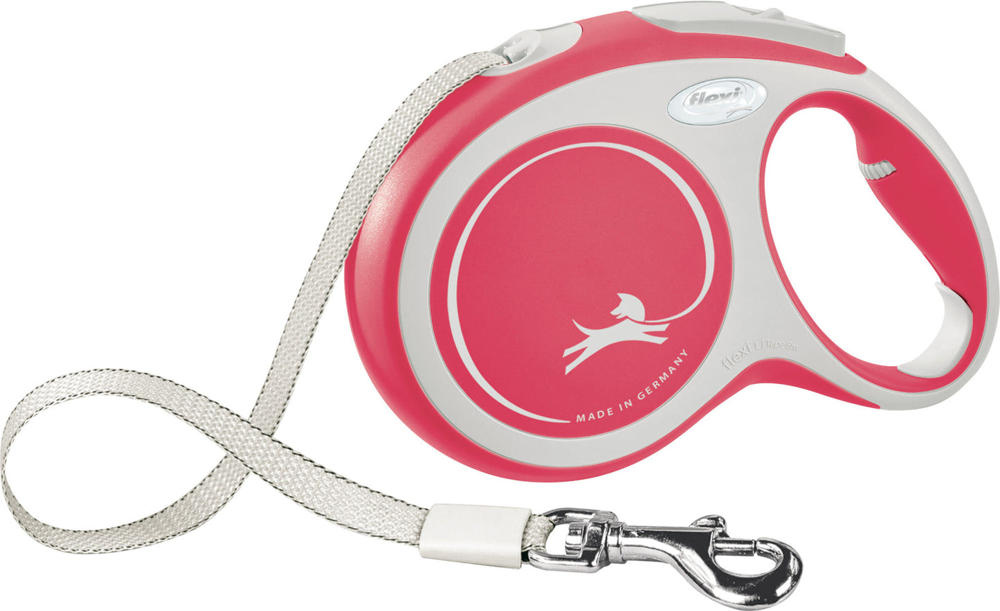 Trixie flexi New COMFORT, tape leash, L: 8 m, red