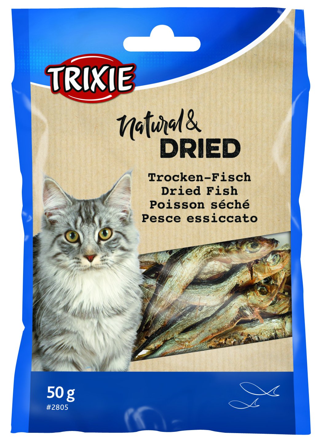 Trixie Dried fish for cats, 50 g