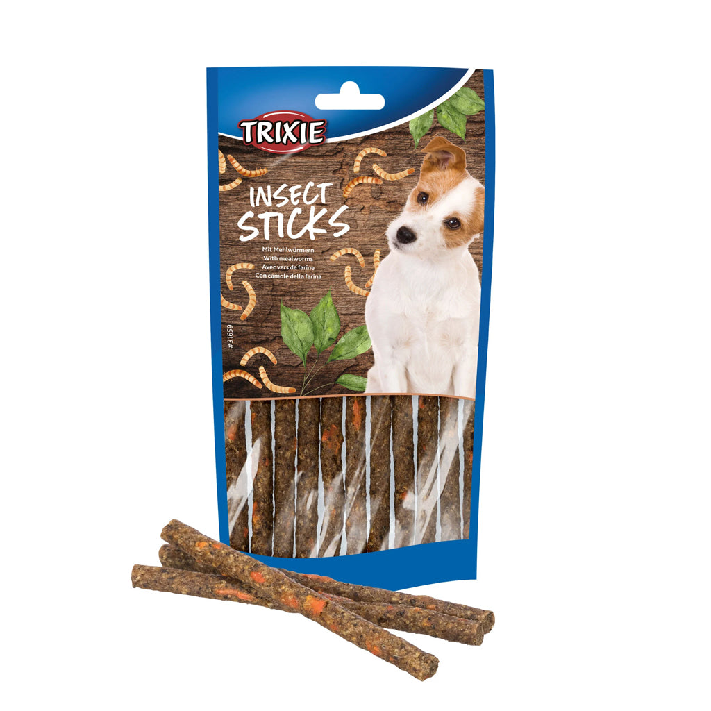 Insect Sticks with mealworms