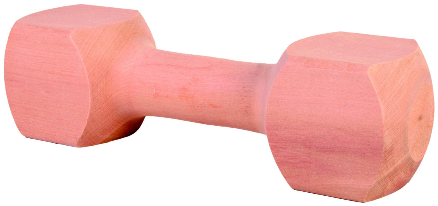 Trixie Wooden retrieving dumbbell, angular, approx. 400 g