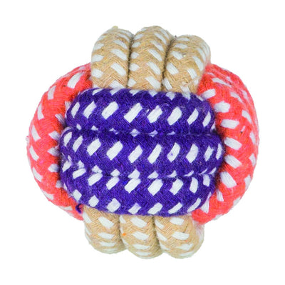 Trixie Junior knot ball, rope, diam. 6 cm