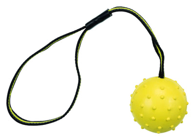 Trixie Sporting ball on strap, natural rubber, diam. 6 cm/35 cm