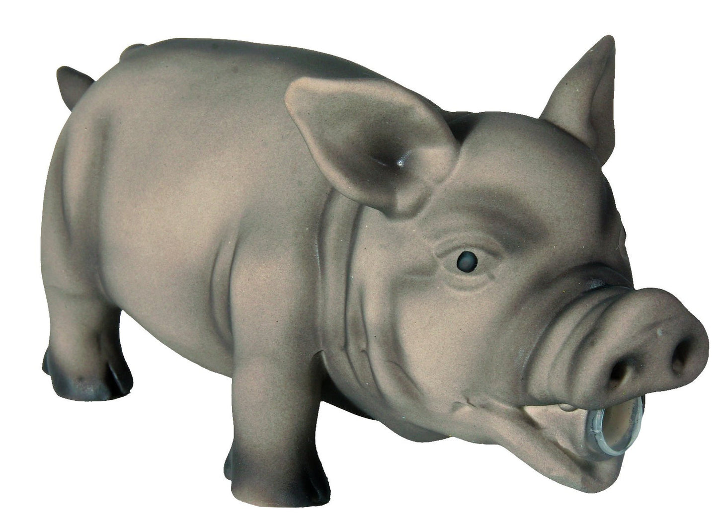 Trixie Pig, original animal sound, latex, 21 cm