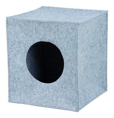 Trixie Anton cuddly cave for shelf, 33 x 33 x 37 cm, grey