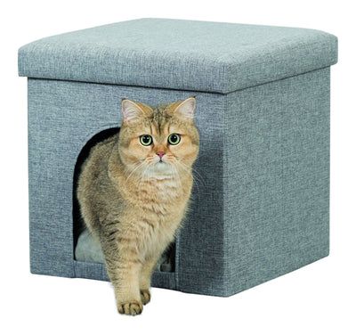 Trixie Alois cuddly cave, 38 x 40 x 38 cm, grey