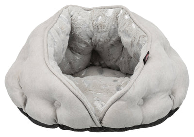 Trixie Feather cuddly cave, 50 x 45 cm, grey/silver