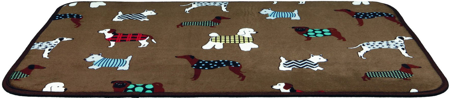 Trixie FunDogs lying mat, 90 x 68 cm, brown