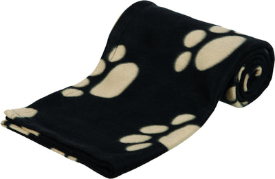 Trixie Barney fleece blanket, 150 x 100 cm, black/beige