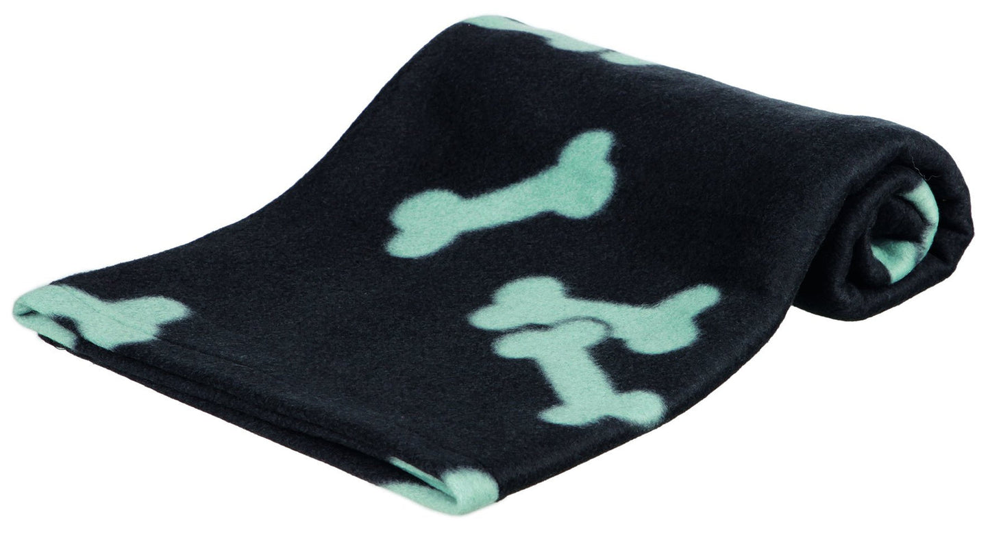 Trixie Beany fleece blanket, 100 x 70 cm, black