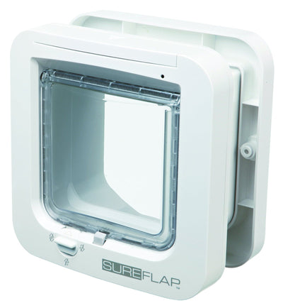 Trixie SureFlap DualScan 4-way flap w. microchip ident., 21 x 21 cm, white