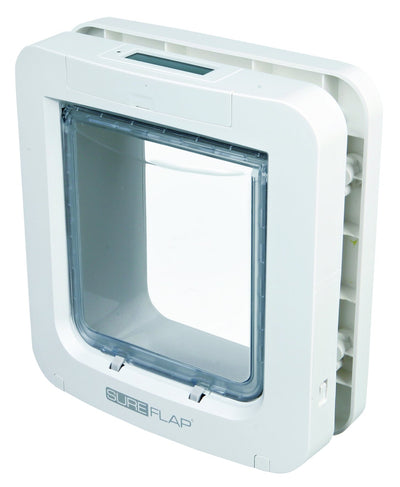 Trixie SureFlap DualScan 4-way flap w. microchip ident., 26.2 x 28.1 cm, white