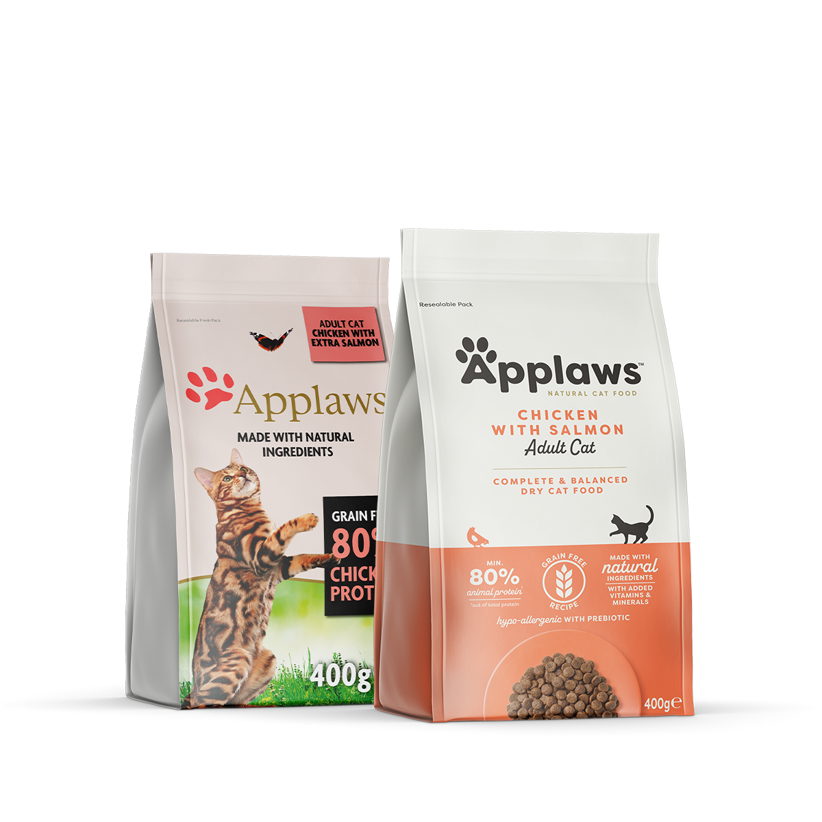Applaws Chicken with Salmon Adult Dry Cat Food 400g