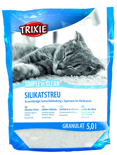 Trixie Simple'n'Clean Silicate Litter, granulate, 5 l