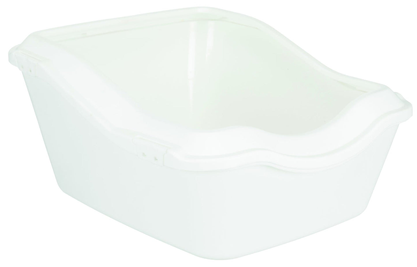 Trixie Cleany Cat cat litter tray, with rim, 45 x 21 (29) x 54 cm, white