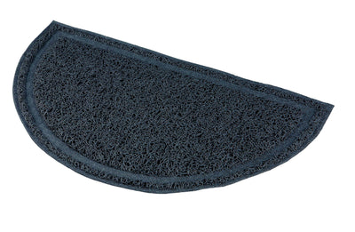 Trixie Cat litter tray mat, semi-circular, PVC, 41 x 25 cm, anthracite