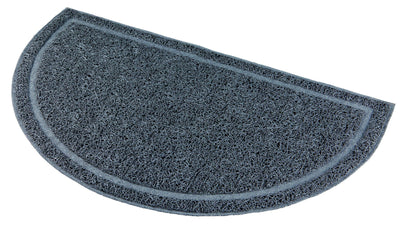 Trixie Cat litter tray mat, semi-circular, PVC, 59 x 35 cm, anthracite