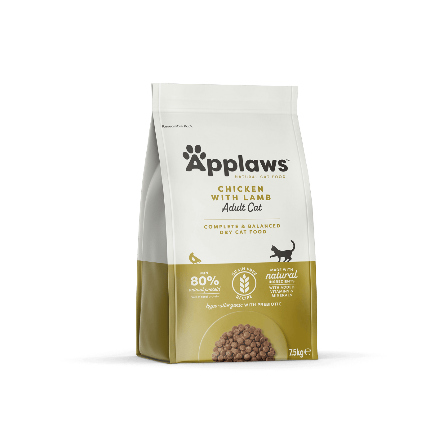 Applaws Chicken with Lamb Adult Dry Cat Food 7.5kg