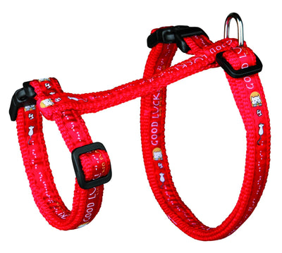 Trixie Cat harness with leash, XL, nylon, 34-57 cm/13 mm, 1.20 m