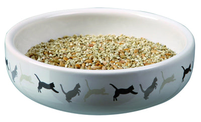Trixie Ceramic bowl for cat grass, diam. 15 x 4 cm, 50 g seed