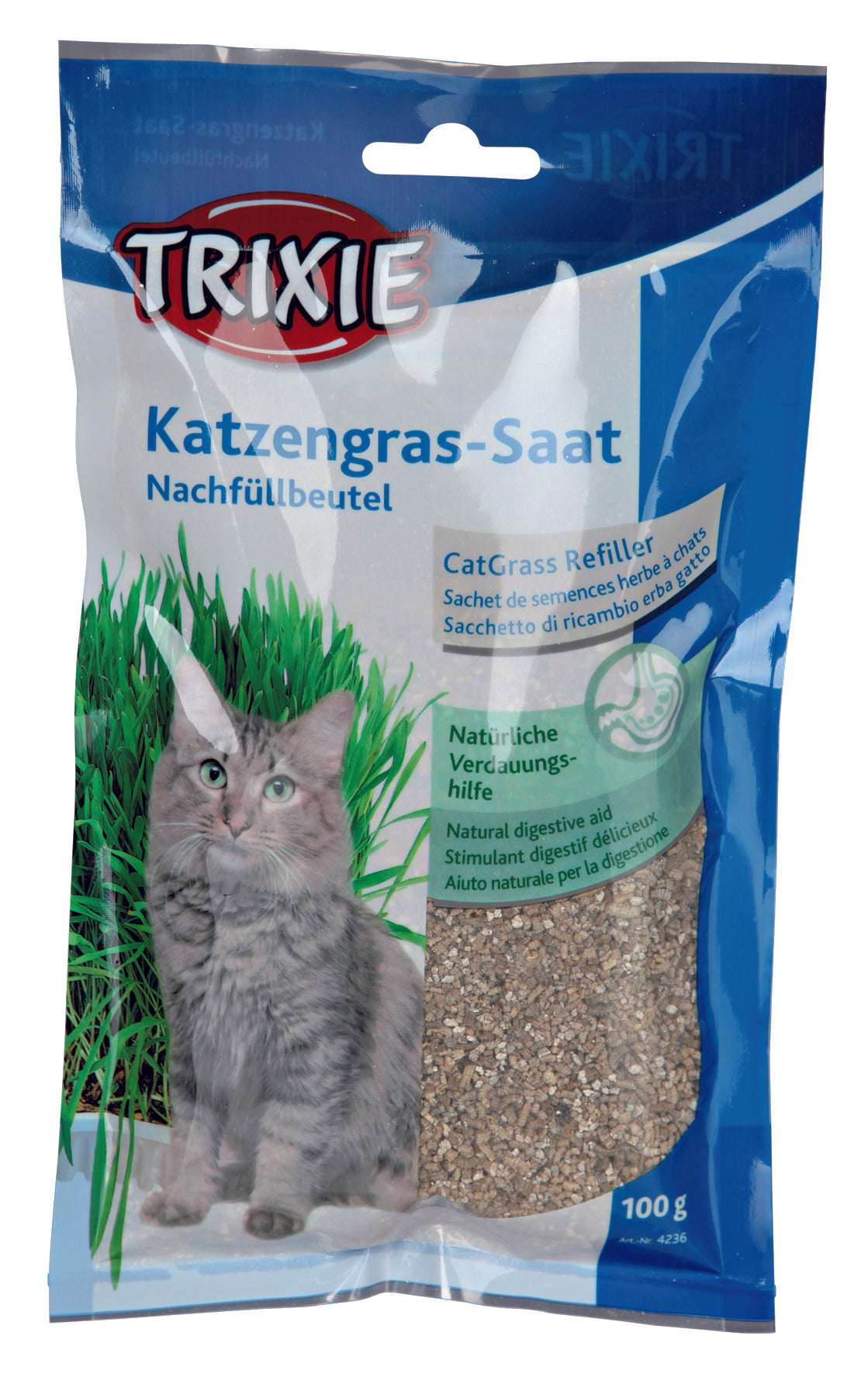 Trixie Cat grass refill for # 4235, bag/approx. 100 g