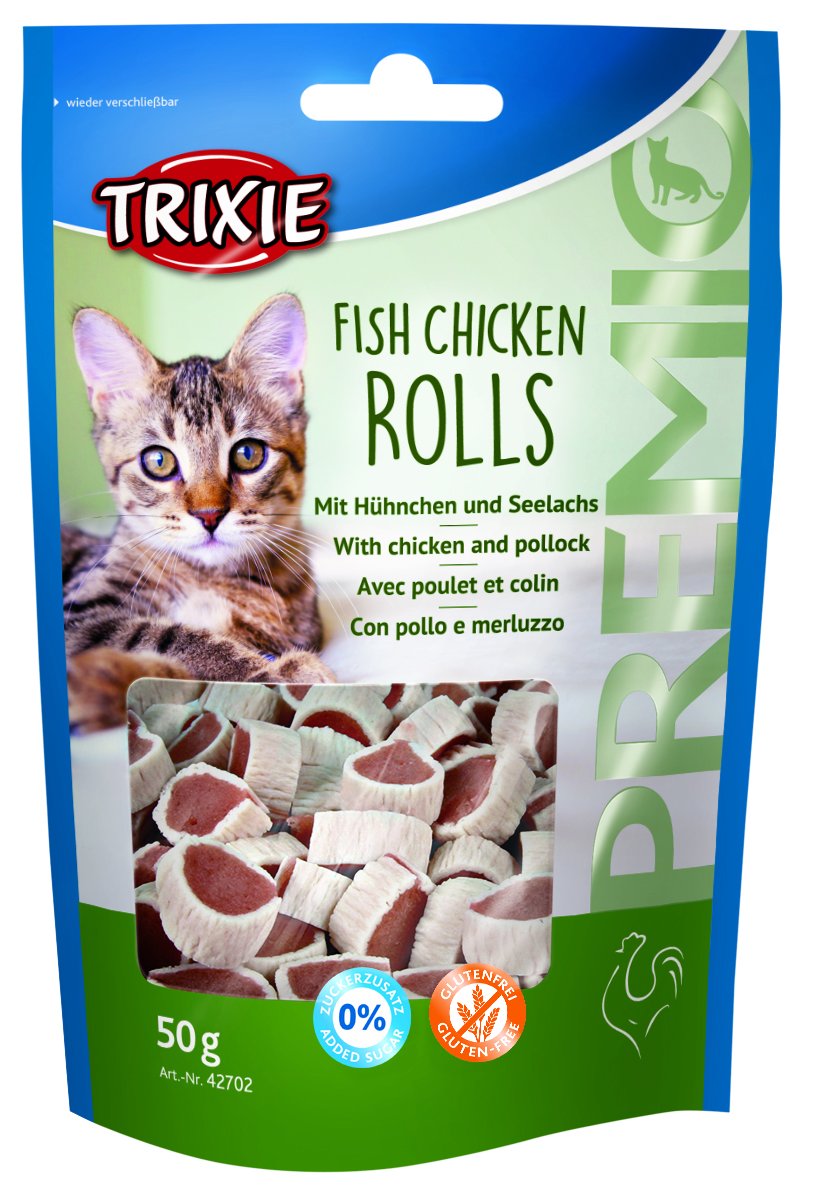 Trixie PREMIO Rolls, chicken/pollock, 50 g