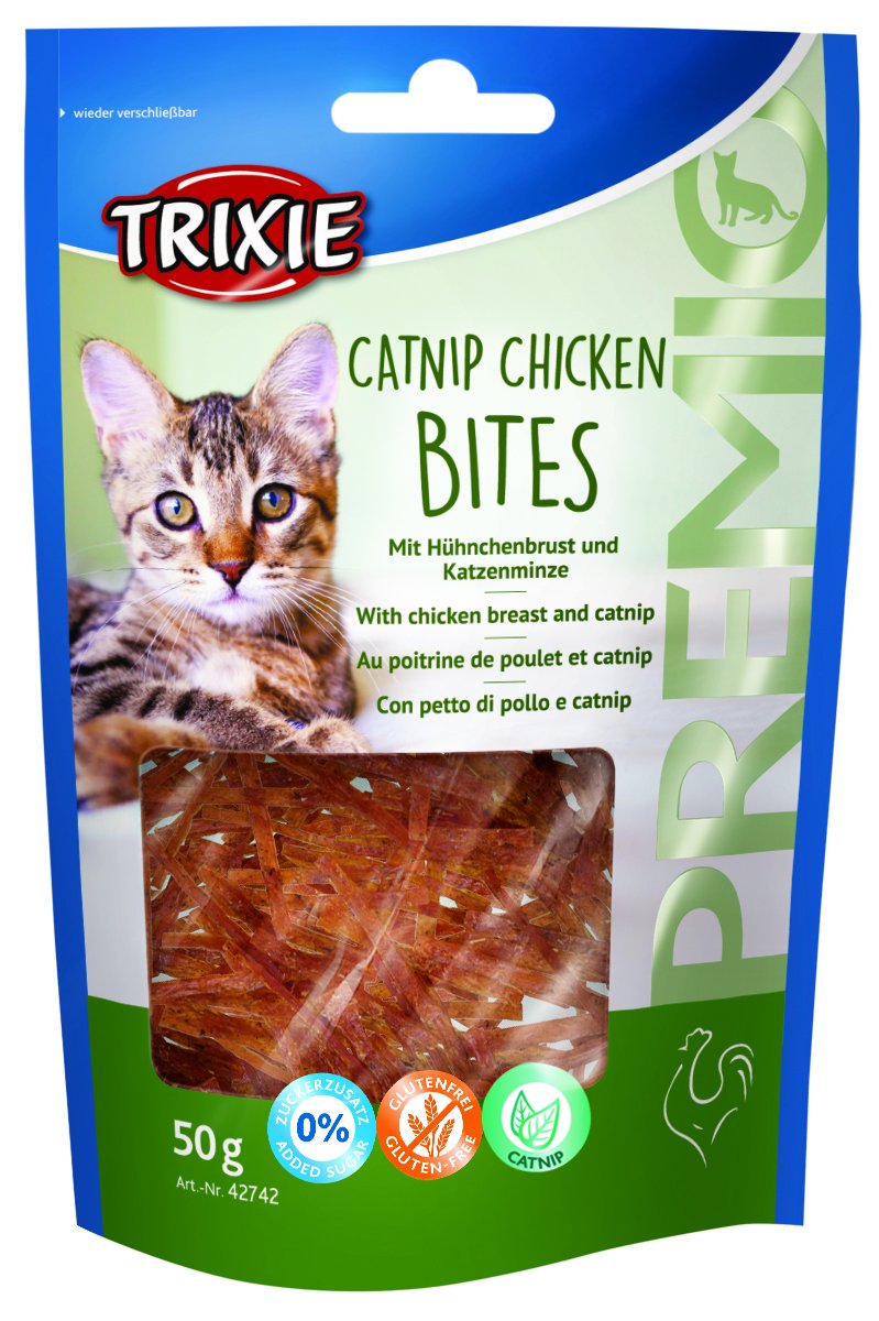 Trixie PREMIO Catnip Chicken Bites, 50 g