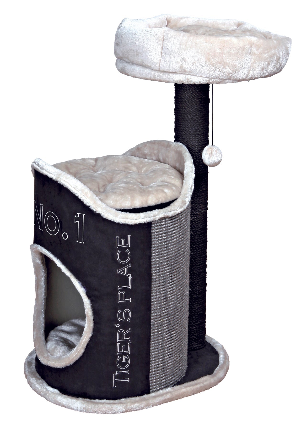 Trixie Susana scratching post, 90 cm, black/light grey/grey