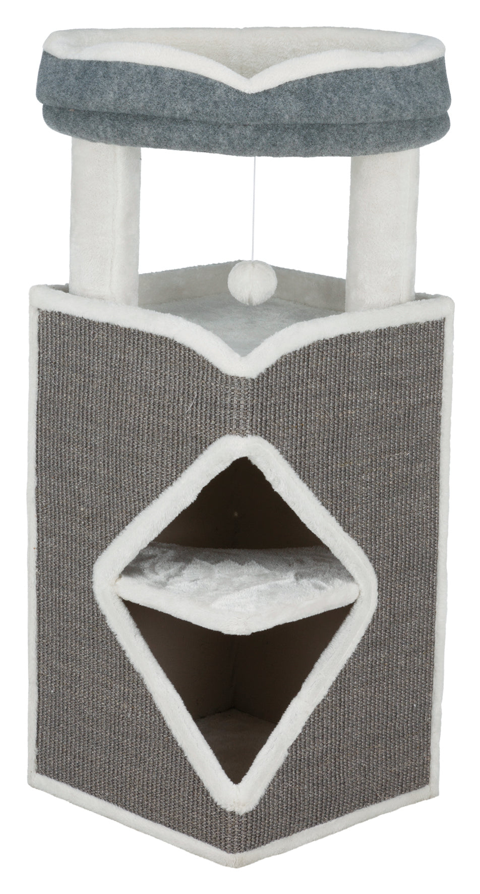 Trixie Arma Cat Tower, 98 cm, grey/blue/grey