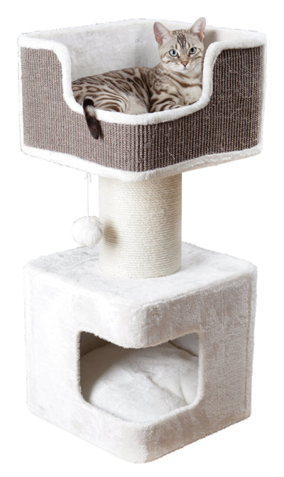 Trixie Ava scratching post, 86 cm, white/grey