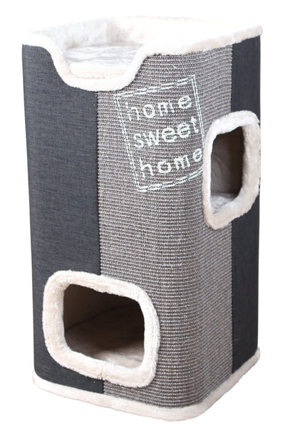 Trixie Jorge Cat Tower, 78 cm, anthracite/light grey/grey