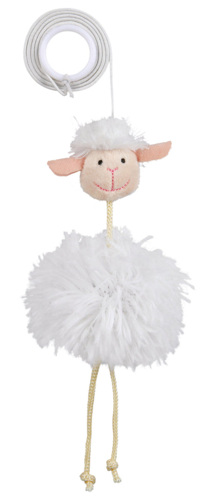 Trixie Sheep on an elastic band, plush, 20 cm