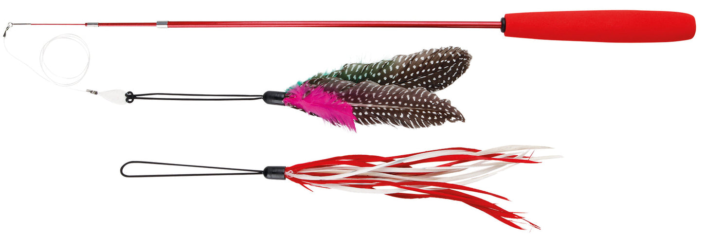 Trixie Telescope playing rod, 40-98 cm