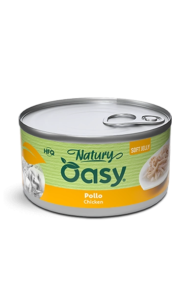 Oasy Natury Soft Jelly Chicken Wet Cat Food 150g - Natury tin