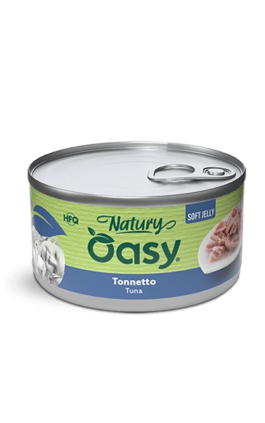 Oasy Natury Soft Jelly Tuna Wet Cat Food 150g - Natury tin