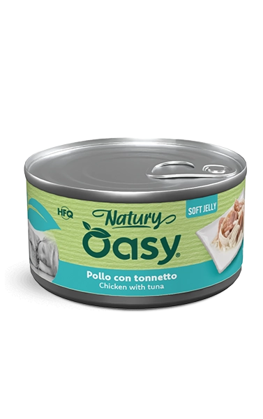 Oasy Natury Soft Jelly Chicken with Tuna Wet Dog Food 150g - 150g tin