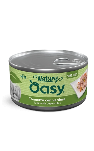 Oasy Natury Soft Jelly Tuna with Vegetables Wet Dog Food 150g - 150g tin