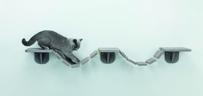 Trixie Climbing ladder for wall mounting, 150 x 30 cm, taupe