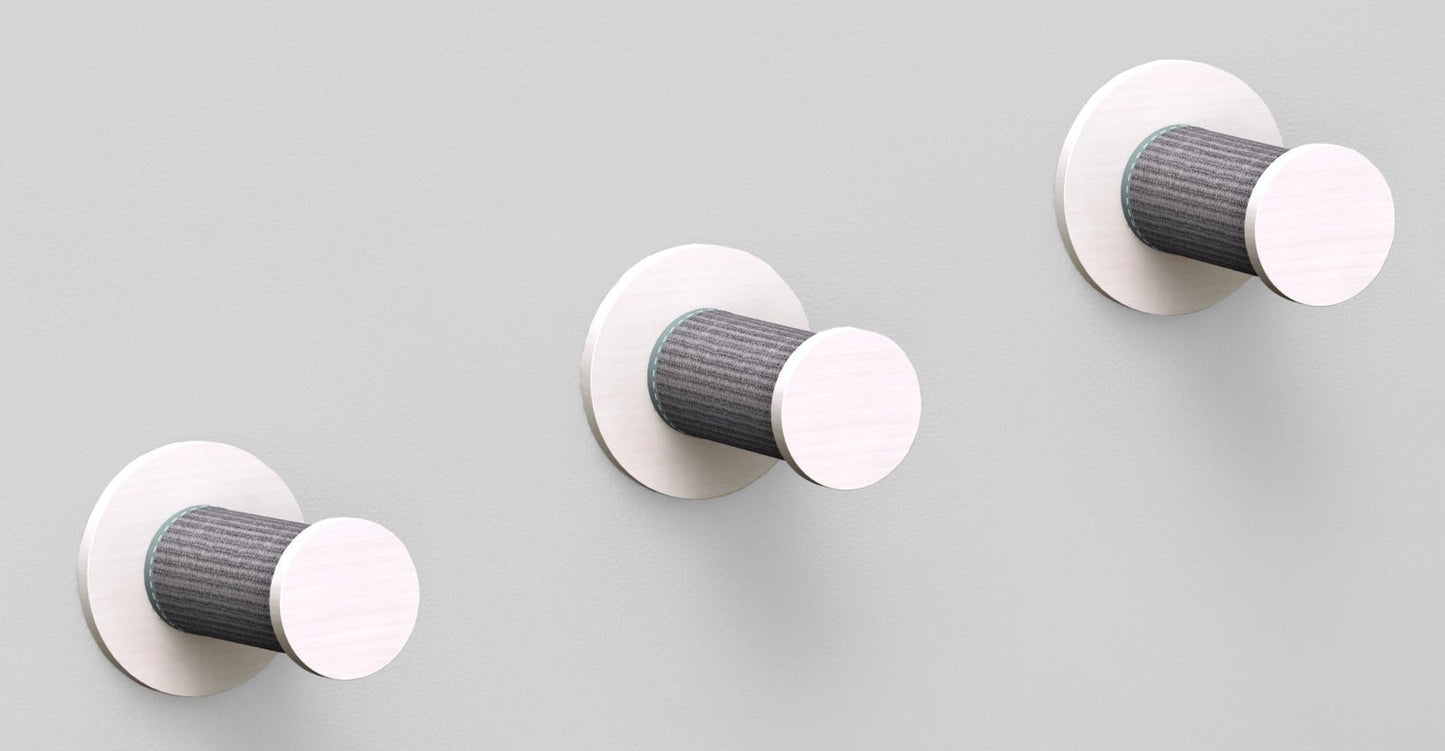 Trixie Wall set 3 3 steps, 3 x diam. 18 x 22 cm, white/grey