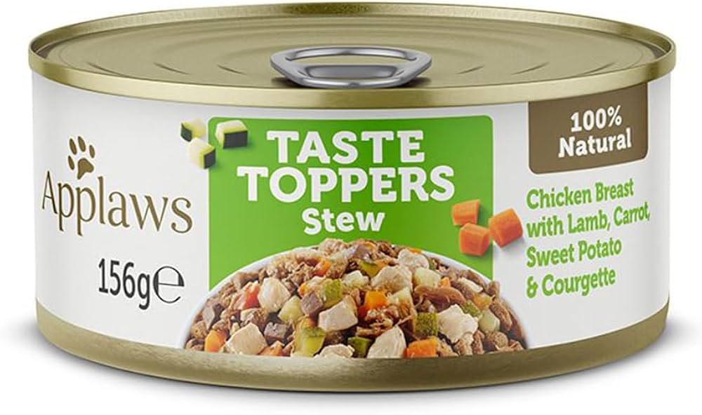 Applaws Taste Toppers Chicken Breast with Lamb & Vegetables in Stew 156g