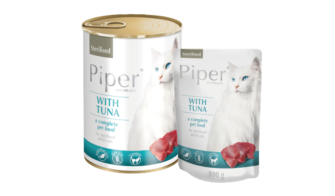 Piper Cat With Tuna Sterilised Wet Food – 0.2 g