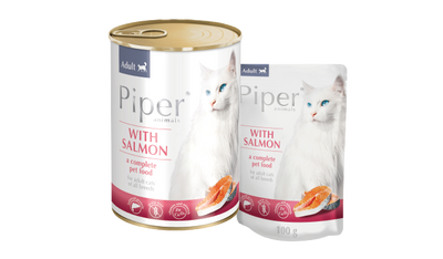 Piper Cat With Salmon Wet Food – 3kg