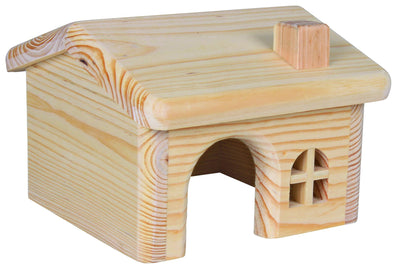 Trixie Wooden house for mice/hamsters, 15 x 11 x 15 cm