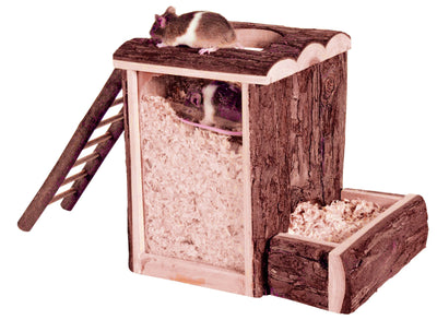 Trixie Natural Living play and burrow tower, 20 x 20 x 16 cm